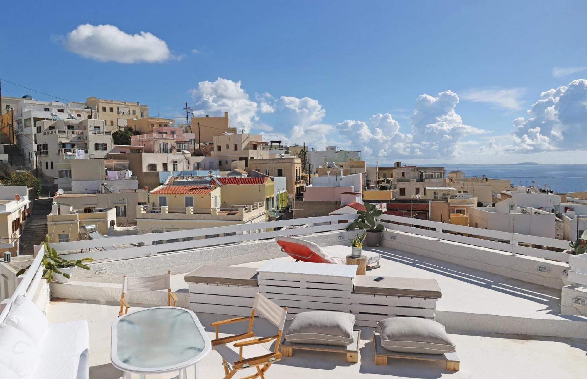 San Nikolas View Guest House Ermoupoli Bagian luar foto