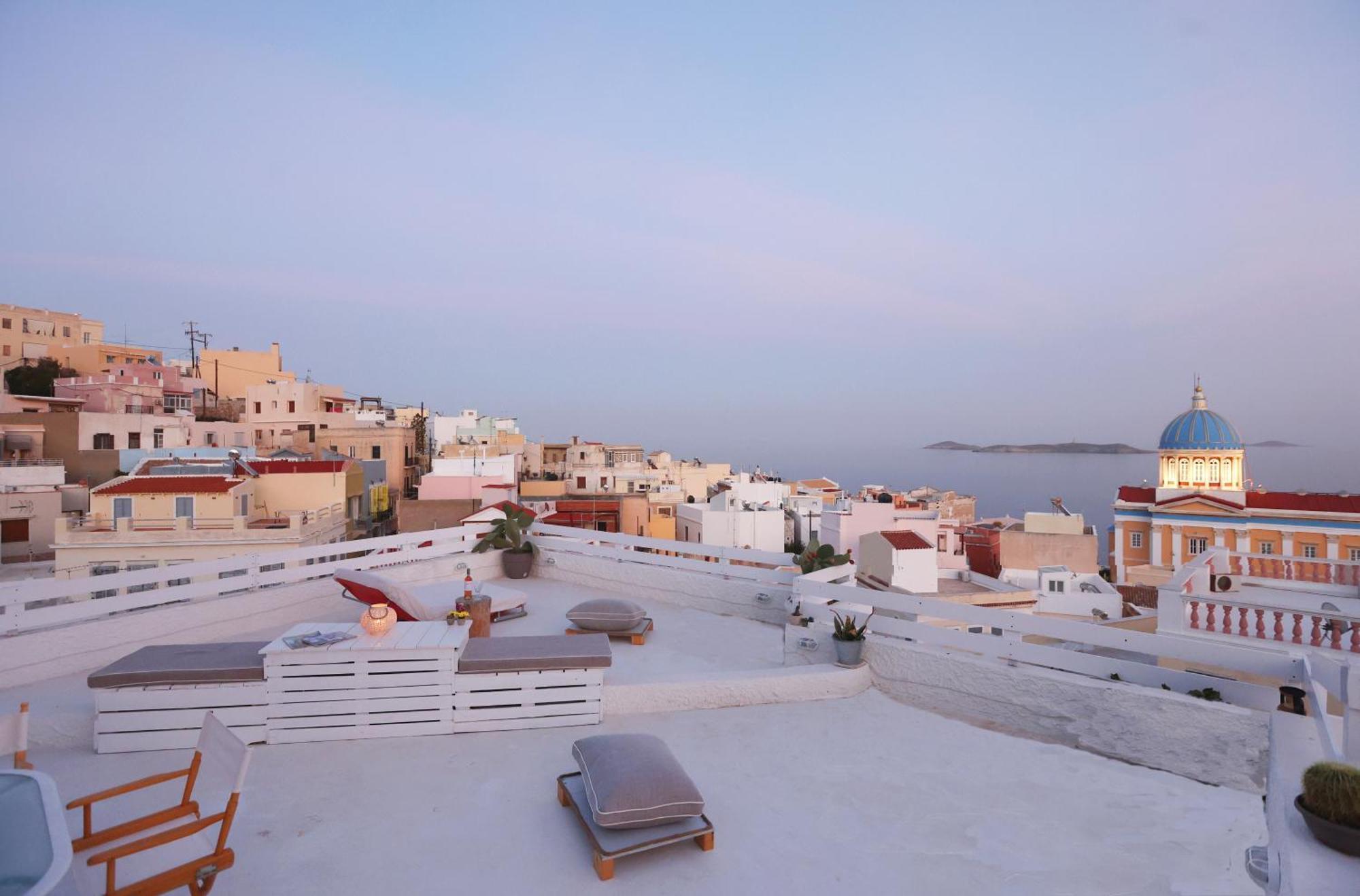 San Nikolas View Guest House Ermoupoli Bagian luar foto