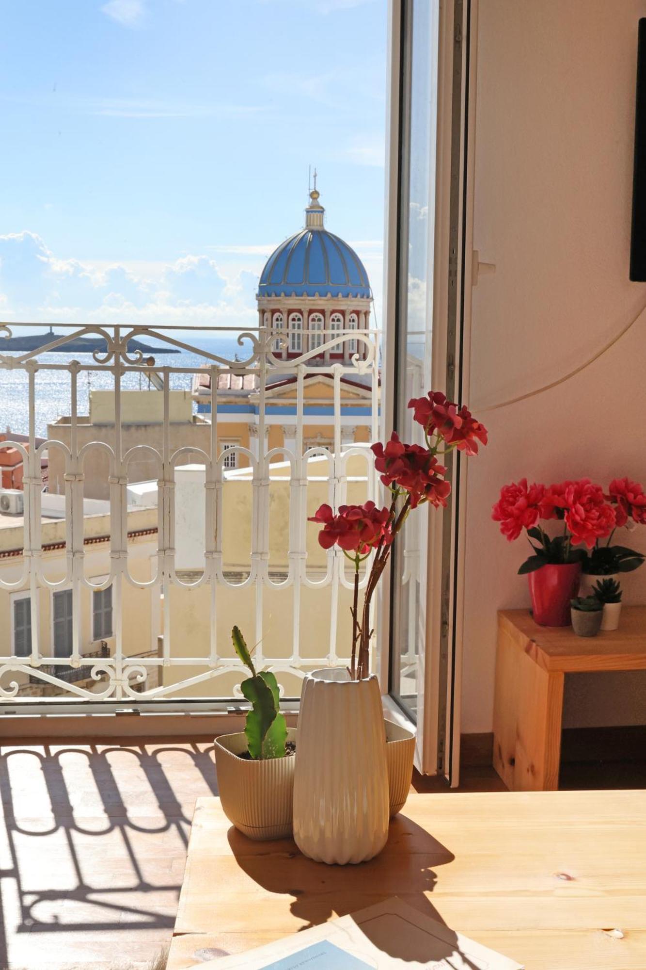 San Nikolas View Guest House Ermoupoli Bagian luar foto